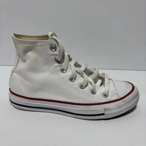 Converse Women’s All Star Chuck Taylor High Top White Sneakers, Size 5 M